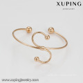 51931 xuping dernière conception bracelets en or 14 grammes mode 18 k délicat simple bracelet plaqué or bijoux